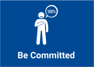 Be Committed graphic